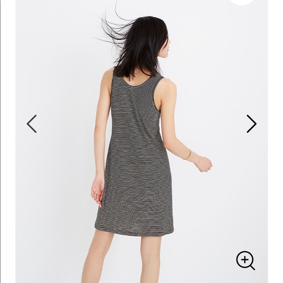 Madewel Striped Scoopneck Knit Dress, size S - Picture 3 of 6